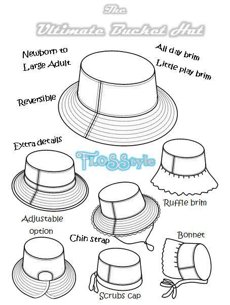 Printable Diy Bucket Hat Pattern