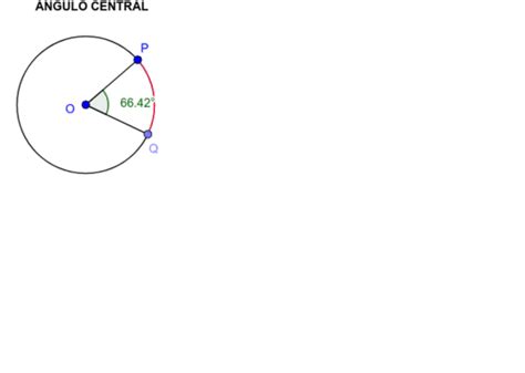 Ngulos En La Circunferencia Geogebra