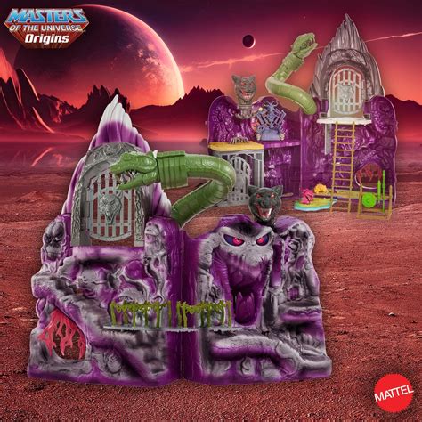 Masters Of The Universe Origins Snake Mountain Playset