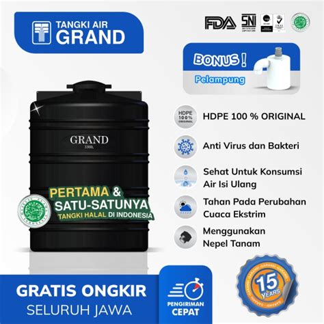 Tangki Air Grand 3300 Liter Id Produsen Tangki Air 1