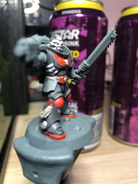 Working on my first Ever Space marine, custom chapter I call the