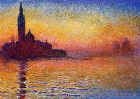 Crepúsculo En Venecia Cuadros Al óleo De Monet Copiamuseo