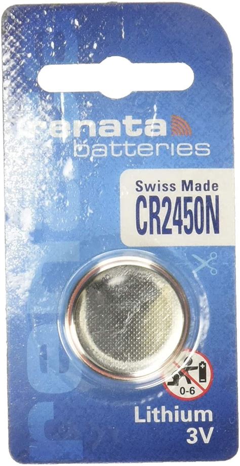 Renata CR2450N Box Of Ten Lithium 3 Volt Batteries Walmart