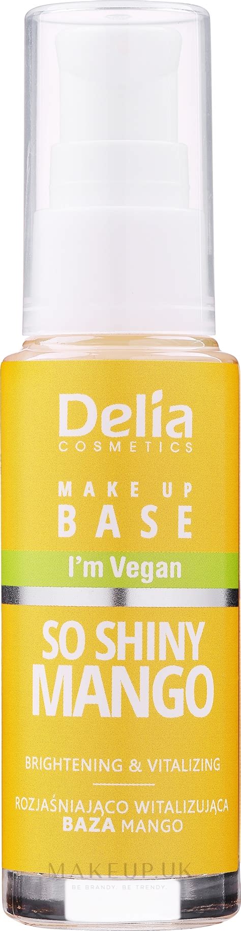 Delia So Shiny Mango Make Up Base Brightening Reviving Makeup Base