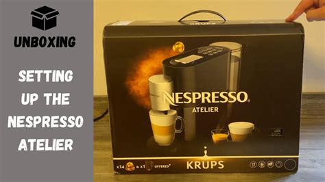 Nespresso Atelier Coffee Machine Unboxing And First Use How To Set It