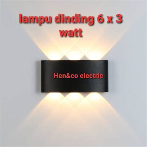 Jual Lampu Dinding Led Minimalis 2 Arah 12W IP65 Outdoor Jakarta