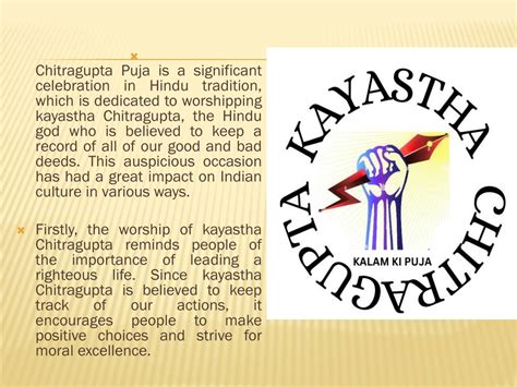 PPT - The Impact of kayastha Chitragupta Puja on Indian Culture PowerPoint Presentation - ID ...