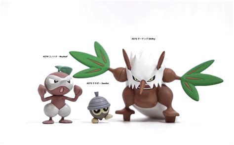 〖in Stock〗pokemon Scale World Seedot Nuzleaf Shiftry 273 274 275 1