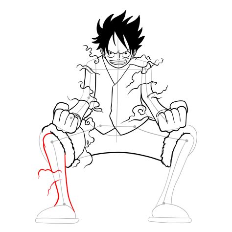 Learn How To Draw Luffy In Gear Second A Step By Step Guide