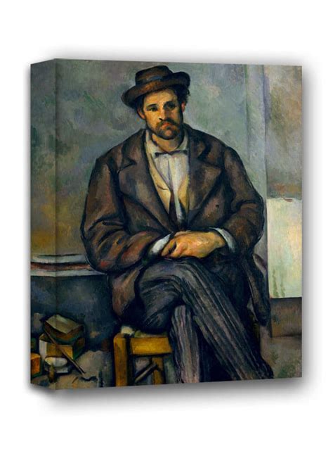 Seated Peasant Paul Cézanne obraz na płótnie 40x50 cm Galeria