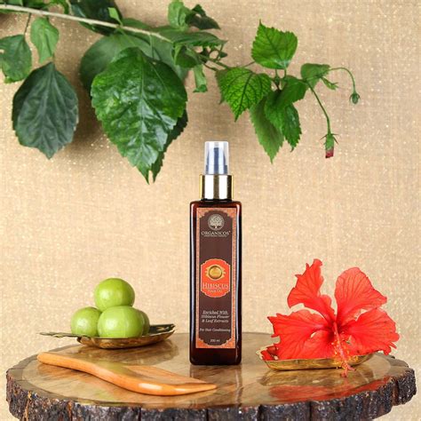 Organicos Hibiscus Hair Oil Buy Indian Products Online Raffeldeals