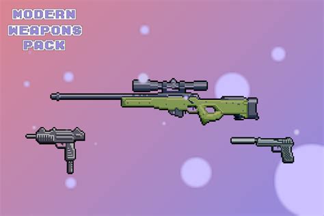 2D Pixel Gun Weapon Pack