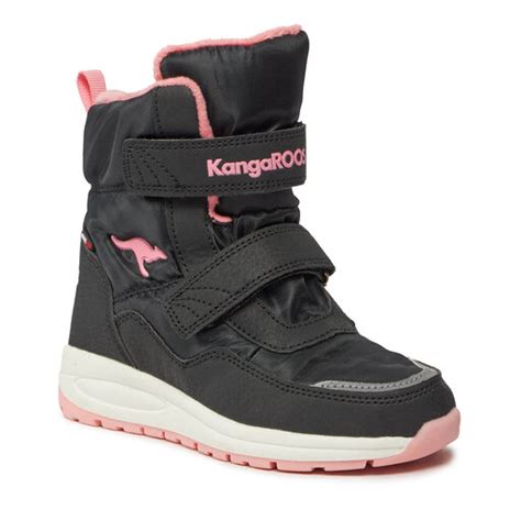 Botas De Nieve Kangaroos K Pe Nala V Rtx Jet Black Rose