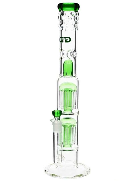 Best Grace Glass Bong Spoiled Greenblue Speranza Double Tree Perc Dome Percolator Water Pipe