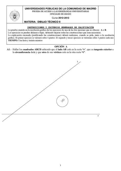 Agregar Examenes Selectividad Dibujo Tecnico Madrid Mejor Camera