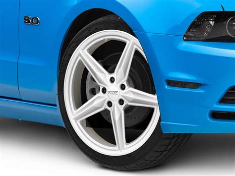 Foose Mustang Cf8 Gloss Silver Wheel 19x9 5 30mm Offset F174199566 30