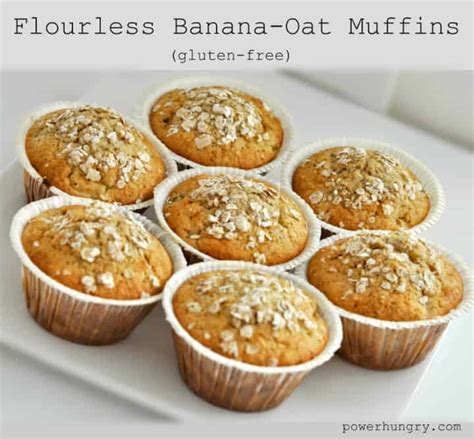 Flourless Banana Oat Muffins Gluten Free No Added Sugar No Oil