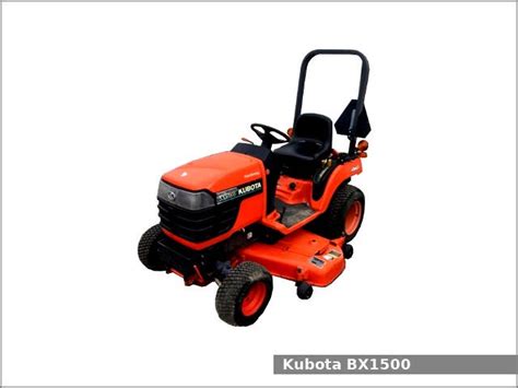 Kubota BX1500 Sub Compact Utility Tractor Review And Specs Tractor Specs