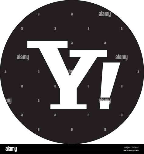 Yahoo logo button Black and White Stock Photos & Images - Alamy 