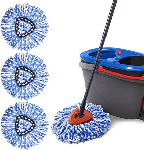 Ywshf 3 Pack Spin Mop Heads Replacement Compatible With Ocedar Rinseclean 2 Tank Mop