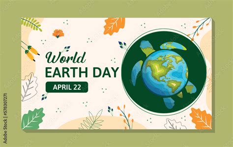 World Earth Day 2023 banner, poster template design Stock Vector ...