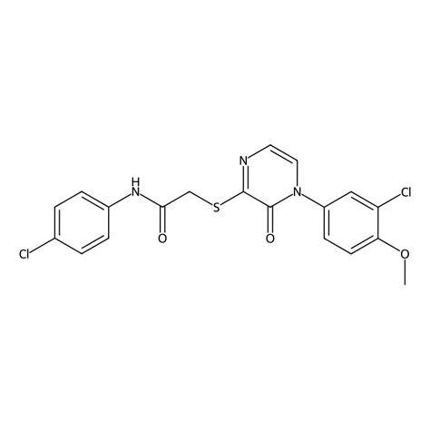 Buy 2 4 3 Chloro 4 Methoxyphenyl 3 Oxo 3 4 Dihydropyrazin 2 Yl Thio