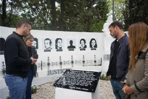 Achával conmemoró el Día de la Memoria con una placa que recuerda la