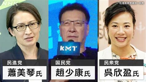 台湾総統選挙2024 頼清徳、侯友宜、柯文哲 3候補と副総統候補の横顔 習近平指導部の思惑は 立法院選挙も Nhk 台湾