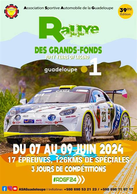 Rallye National Des Grands Fonds La Liste Des Engag S Rallye Infos