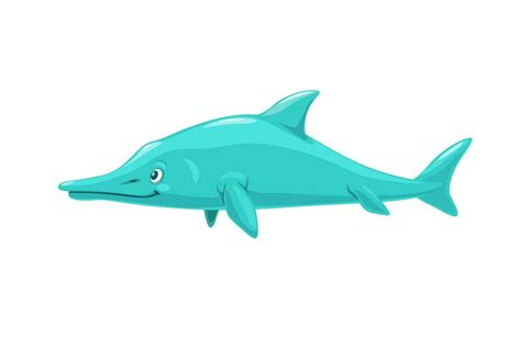 Cartoon ichthyosaurus dinosaur reptile character 23843014 Vector Art at ...