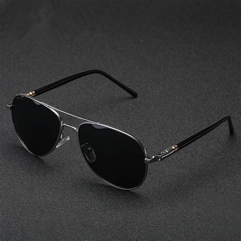 Buy Aviation Metail Frame Oversized Spring Leg Mens Sunglasses