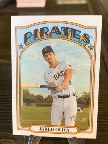 2021 Topps Heritage High Number Base Rookie RC Jared Oliva EBay