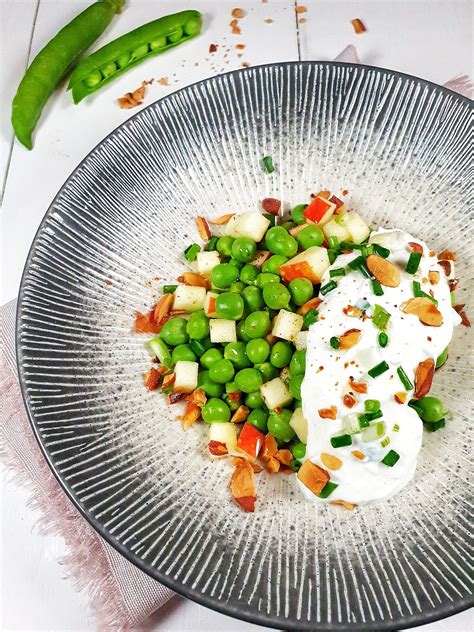 Salade De Petits Pois Pommes Feta Saveurhealthy