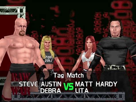 WWF No Mercy Invasion Mod Matches Stone Cold Steve Austin Debra Vs