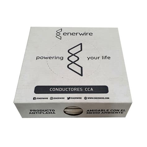 Cable THHN 10 Verde CCA UL Caja Enerwire CABLE9136 ELK Cr