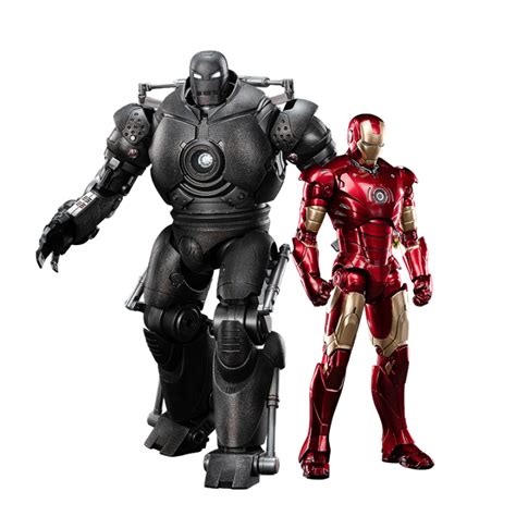 ZD Original Iron Man Iron Monger MK1 MK43 LED Light 10th Anniversary