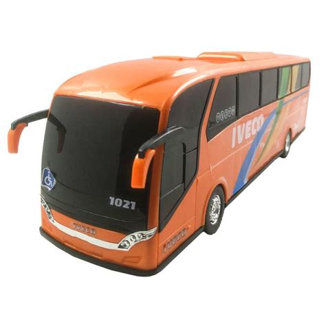 Nibus Brinquedo Miniatura Iveco Crian A Menino Brincar Usual