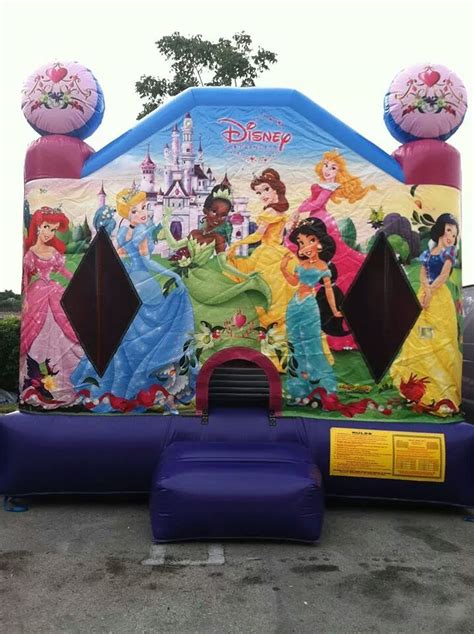 Princess Bounce House Full Face Rental Party Rental Miami Nicky