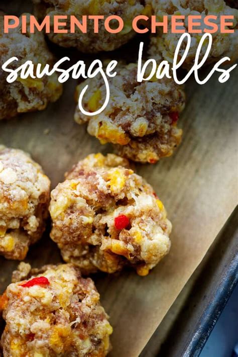 Pimento Cheese Sausage Balls Buns In My Oven