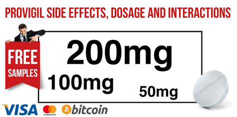 Provigil Side Effects, Dosage and Interactions ModafinilXL