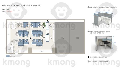 30인 세무사 사무실 업무공간 레이아웃 제안 도면 제작·수정 포트폴리오 크몽