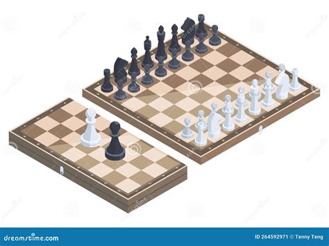 Isometric Pawns Vertical Arrow Cartoon Vector Cartoondealer