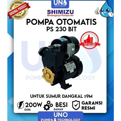 Jual Pompa Air Shimizu Automatic Pump Ps Bit Shopee Indonesia