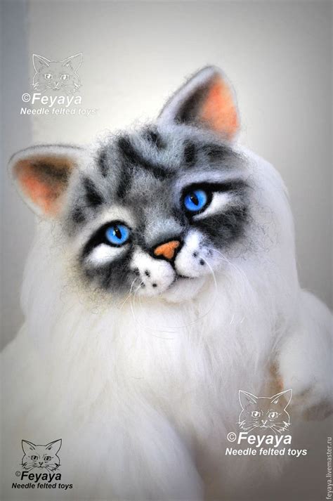 Купить Кот Оскар - белый, кот, котик, котики, кошка, коты и кошки ...