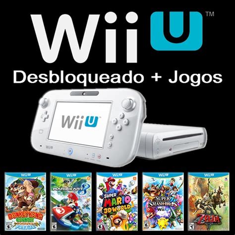 Nintendo Wiiu Hd 500 Gb Desbloqueado 300 Jogos Escorrega o Preço