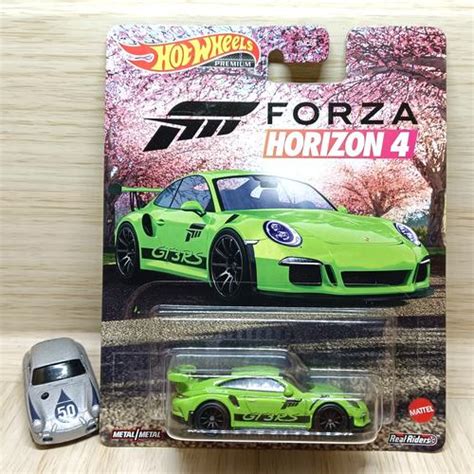 Jual Hot Wheels Premium Porsche Gt Rs Hijau Forza Horizon Kota Cirebon Onederpull