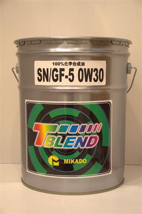 ミカド T-BLEND SN/GF-5 0W-30（消費税・送料無料ー離島別途） | Auto Care Enterprise