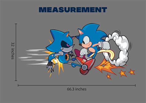 Peel And Stick Super Sonic Wall Decal Sonic Wall Sticker Tail Wallpaper