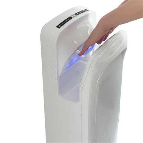 Mywashroom Jet Hand Dryer Powered High Speed Reliable Brush Motor White