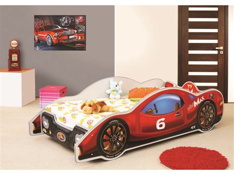 Lit Voiture De Course Minimax Mini Rouge Matelas Et Sommier Gratuits